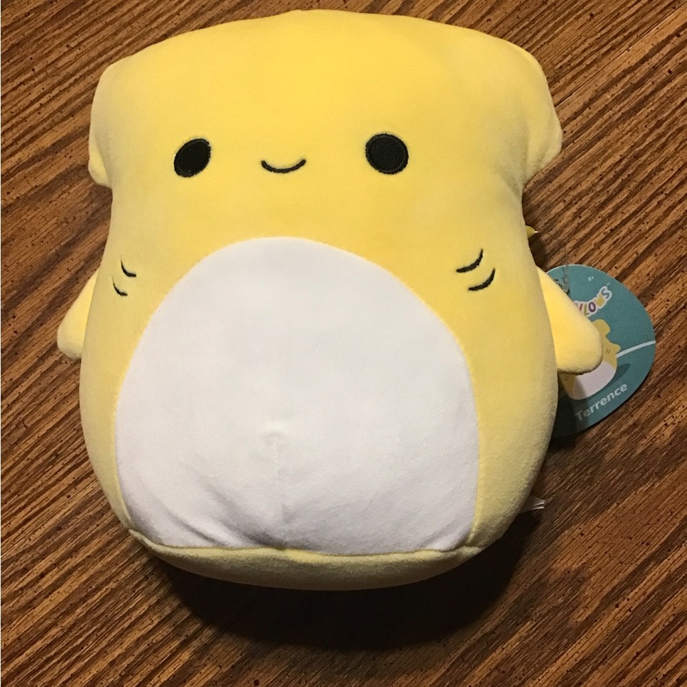 NWT Squishmallows Yellow and White Plush Terrence gift